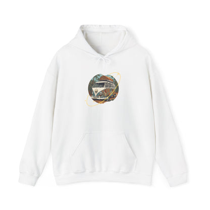 Vintage Camper Van Hoodie - Retro-Inspired Unisex Sweatshirt