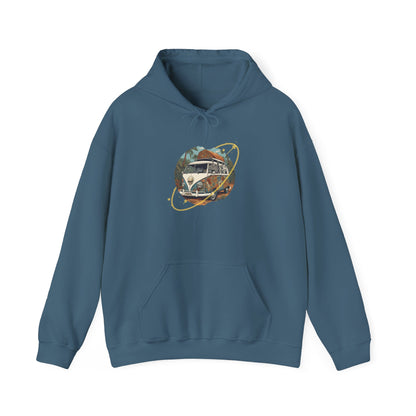 Vintage Camper Van Hoodie - Retro-Inspired Unisex Sweatshirt