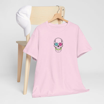 Good Vibes Smiling Skull Unisex Tee