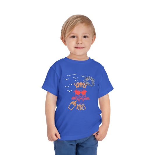 Summer Vibes - Pittie - Toddler Short Sleeve Tee