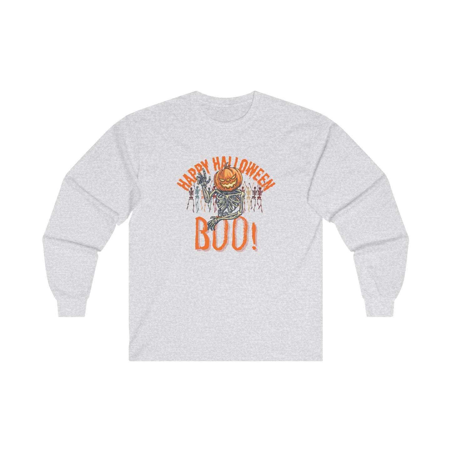 Halloween Skeleton Long Sleeve Tee