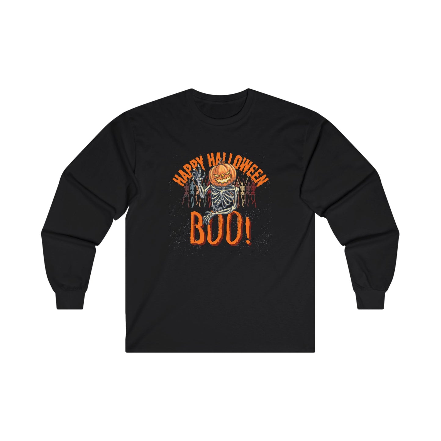 Halloween Skeleton Long Sleeve Tee